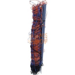Filet de clôture 90 cm à pic unique 50 m, orange/bleu, TitanNet Premium | AKO Filet de clôture 90 cm à pic unique 50 m, orange/b
