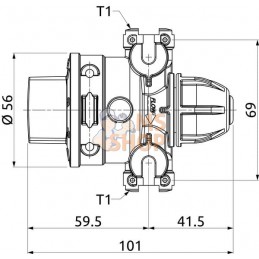 Détendeur bas volume T1F 0,8/3,0 mm | ARAG Détendeur bas volume T1F 0,8/3,0 mm | ARAGPR#1120938