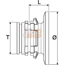 Adaptateur T6M/ 2" "Banjo" | ARAG Adaptateur T6M/ 2" "Banjo" | ARAGPR#1120943