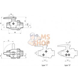 Vanne à boisseau sph. T4 2v. | ARAG Vanne à boisseau sph. T4 2v. | ARAGPR#1120949