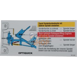 Autocollant Optiquick Opal D | LEMKEN Autocollant Optiquick Opal D | LEMKENPR#1120969
