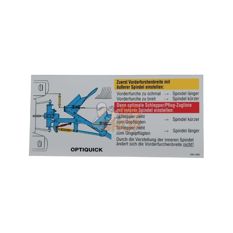Autocollant Optiquick Opal D | LEMKEN Autocollant Optiquick Opal D | LEMKENPR#1120969