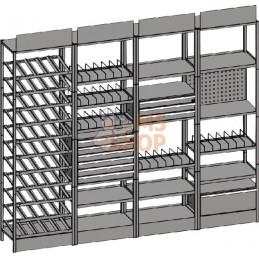 Module de tiges filetées avec étagère | KRAMP Module de tiges filetées avec étagère | KRAMPPR#1121780