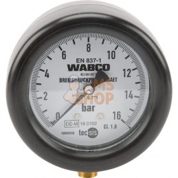 Manomètre ø100mm, max. 16 bars | WABCO Manomètre ø100mm, max. 16 bars | WABCOPR#1122315