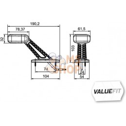 Feu de gabarit à LED gauche | HELLA VALUEFIT Feu de gabarit à LED gauche | HELLA VALUEFITPR#922295