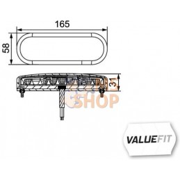 Feu de position à LED, avant | HELLA VALUEFIT Feu de position à LED, avant | HELLA VALUEFITPR#922324