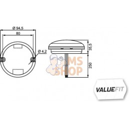 Clignotant rond LED Ø95mm 10/30V | HELLA VALUEFIT Clignotant rond LED Ø95mm 10/30V | HELLA VALUEFITPR#922327