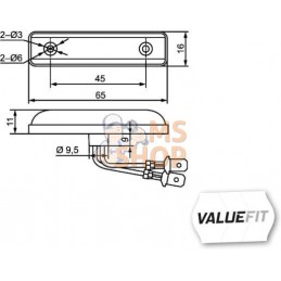 Feu de position à LED, avant | HELLA VALUEFIT Feu de position à LED, avant | HELLA VALUEFITPR#922309