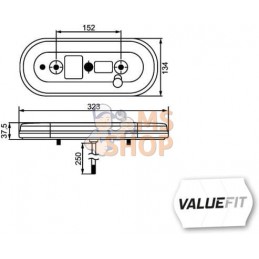 Feu arrière à LED | HELLA VALUEFIT Feu arrière à LED | HELLA VALUEFITPR#922303