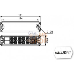 Feu arrière à LED | HELLA VALUEFIT Feu arrière à LED | HELLA VALUEFITPR#922283