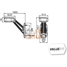 Feu de gabarit à LED gauche | HELLA VALUEFIT Feu de gabarit à LED gauche | HELLA VALUEFITPR#922275