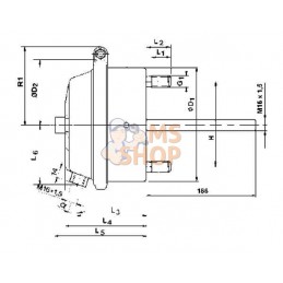 Vérin à diaphragme type 30 | WABCO Vérin à diaphragme type 30 | WABCOPR#915384