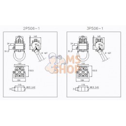 Raccord multiple DN10-4 x 15L - M22x1,5 1 x bouchon de section mobile électrique | FASTER Raccord multiple DN10-4 x 15L - M22x1,