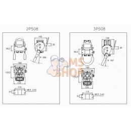 Raccord multiple G DN10-4 x 1/2" BSPP fixation femelle | FASTER Raccord multiple G DN10-4 x 1/2" BSPP fixation femelle | FASTERP