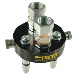 Raccord multiple DN10-2 x 15L M22x1,5 prise amovible | FASTER Raccord multiple DN10-2 x 15L M22x1,5 prise amovible | FASTERPR#82