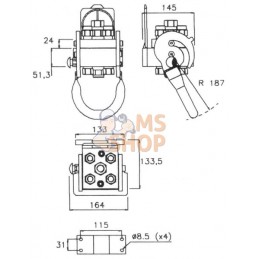 Raccord multiple DN10-4 x 1/2" BSPP fixation femelle | FASTER Raccord multiple DN10-4 x 1/2" BSPP fixation femelle | FASTERPR#82