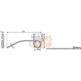Dent de herse 12 mm | GOPART Dent de herse 12 mm | GOPARTPR#812848
