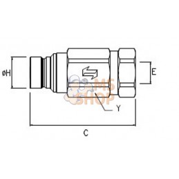 Coupleur face plane mâle 3/8BSP | FASTER Coupleur face plane mâle 3/8BSP | FASTERPR#781202