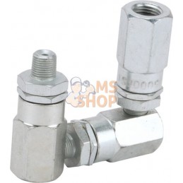 Accouplem. rotatif 1/4"-1/8BSPT | GROZ Accouplem. rotatif 1/4"-1/8BSPT | GROZPR#754168