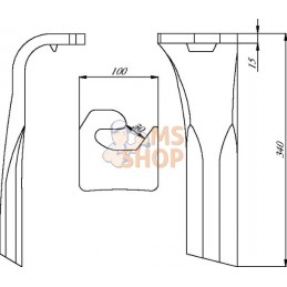 Dent de herse SZ34P D. Lemken | LEMKEN Dent de herse SZ34P D. Lemken | LEMKENPR#722809
