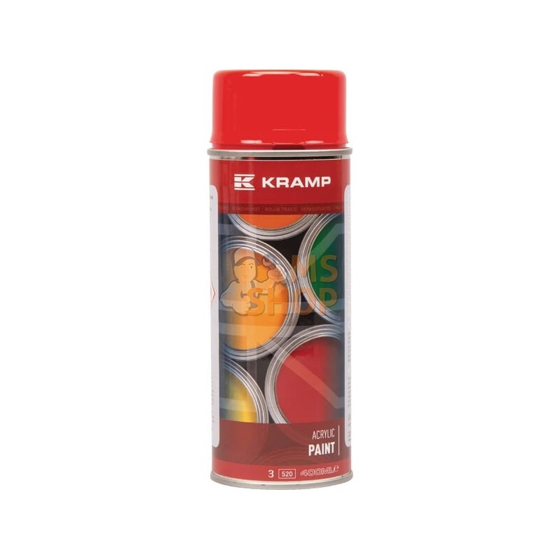 RAL 3000 rouge feu 400 ml | KRAMP RAL 3000 rouge feu 400 ml | KRAMPPR#731543