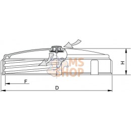 Couvercle de réservoir 240mm | ARAG Couvercle de réservoir 240mm | ARAGPR#609021