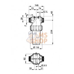 Filtre de pression 1 1/4" | ARAG Filtre de pression 1 1/4" | ARAGPR#609691