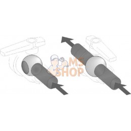 Vanne à boisseau sph. 2" 2v. | ARAG Vanne à boisseau sph. 2" 2v. | ARAGPR#610024