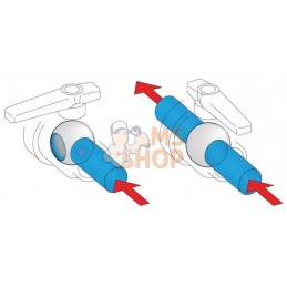 Vanne à boisseau sph. 2" 2v. | ARAG Vanne à boisseau sph. 2" 2v. | ARAGPR#610033