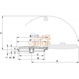 Couv. rab. D.455 plat+verrrou | ARAG Couv. rab. D.455 plat+verrrou | ARAGPR#609028