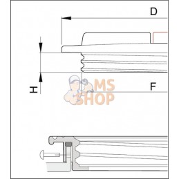 Couvercle de réservoir 455mm | ARAG Couvercle de réservoir 455mm | ARAGPR#609738