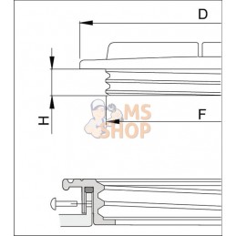 Couvercle de réservoir 455mm | ARAG Couvercle de réservoir 455mm | ARAGPR#609732