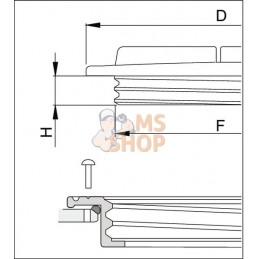 Couvercle de réservoir 455mm | ARAG Couvercle de réservoir 455mm | ARAGPR#609720