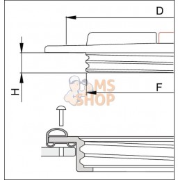 Couvercle de réservoir 255mm | ARAG Couvercle de réservoir 255mm | ARAGPR#609729