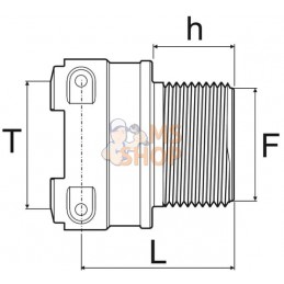 Raccord fileté fem. 1 1/4" AG | ARAG Raccord fileté fem. 1 1/4" AG | ARAGPR#608921
