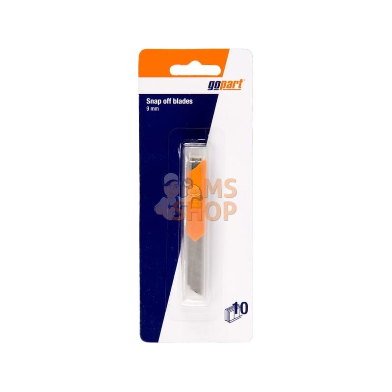 Jeu de lames sécables 9mm 10pc | GOPART Jeu de lames sécables 9mm 10pc | GOPARTPR#513058 Jeu de lames sécables 9mm 10pc | GOPART Jeu de lames sécables 9mm 10pc | GOPARTPR#513058