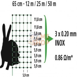 Filet à lapin 65cm 12m | AKO Filet à lapin 65cm 12m | AKOPR#511944