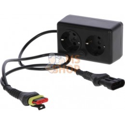 Interrupteur marche/arrêt adaptateur pour appareils 230V pour FenceControl | AKO Interrupteur marche/arrêt adaptateur pour appar