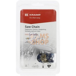 Chaîne de tronçonneuse .325" 1,3mm 64 DL dent à angle droit Blister Kramp | KRAMP Chaîne de tronçonneuse .325" 1,3mm 64 DL dent 