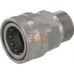 Raccord rapide femelle Ø24.2mm x M 3/4" inox | KRAMP Raccord rapide femelle Ø24.2mm x M 3/4" inox | KRAMPPR#463676