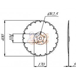 Disque RD 410 mm | KRAMP Disque RD 410 mm | KRAMPPR#799732