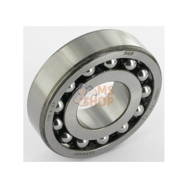 Roulement à billes à alignement automatique 30x72x19 mm, 1306-K-TVH-C3 | INA/FAG Roulement à billes à alignement automatique 30x Roulement à billes à alignement automatique 30x72x19 mm, 1306-K-TVH-C3 | INA/FAG Roulement à billes à alignement automatique 30x