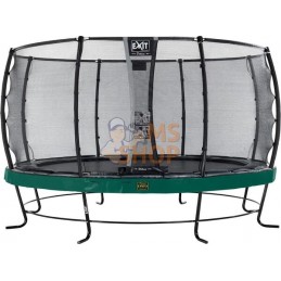 Trampoline Elegant Premium Ø 427 avec filet de sécurité | EXIT Trampoline Elegant Premium Ø 427 avec filet de sécurité | EXITPR#