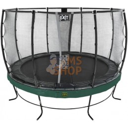 Trampoline Elegant Premium Ø 427 avec filet de sécurité | EXIT Trampoline Elegant Premium Ø 427 avec filet de sécurité | EXITPR#