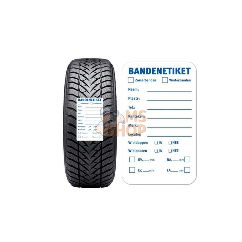 RTT étiquette des pneus Universal, 500ps | REMA TIP TOP RTT étiquette des pneus Universal, 500ps | REMA TIP TOPPR#814415