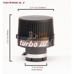 Filtre turbo® 3, Type 50-3". | TURBO Filtre turbo® 3, Type 50-3". | TURBOPR#858010