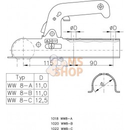 Attelage à boule 800 kg 60 mm | WINTERHOFF Attelage à boule 800 kg 60 mm | WINTERHOFFPR#886874