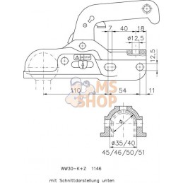 Coupleur de tête d'attelage 3000 kg Ø 35-51 mm | WINTERHOFF Coupleur de tête d'attelage 3000 kg Ø 35-51 mm | WINTERHOFFPR#886878