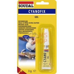 Colle Cyanoacrylate liquide 82A (3g) BLISTER | SOUDAL Colle Cyanoacrylate liquide 82A (3g) BLISTER | SOUDALPR#907967