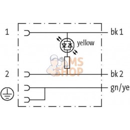 Fiche 18 mm,câble 1,5 m | MURR ELEKTRONIK Fiche 18 mm,câble 1,5 m | MURR ELEKTRONIKPR#904536